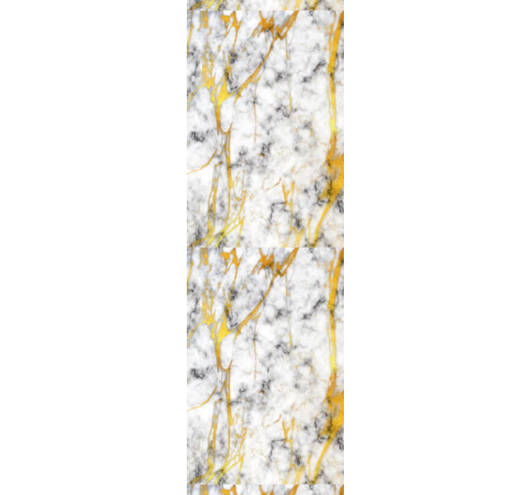 Rollo für küche in elegantem grau und goldenem marmor - TenStickers