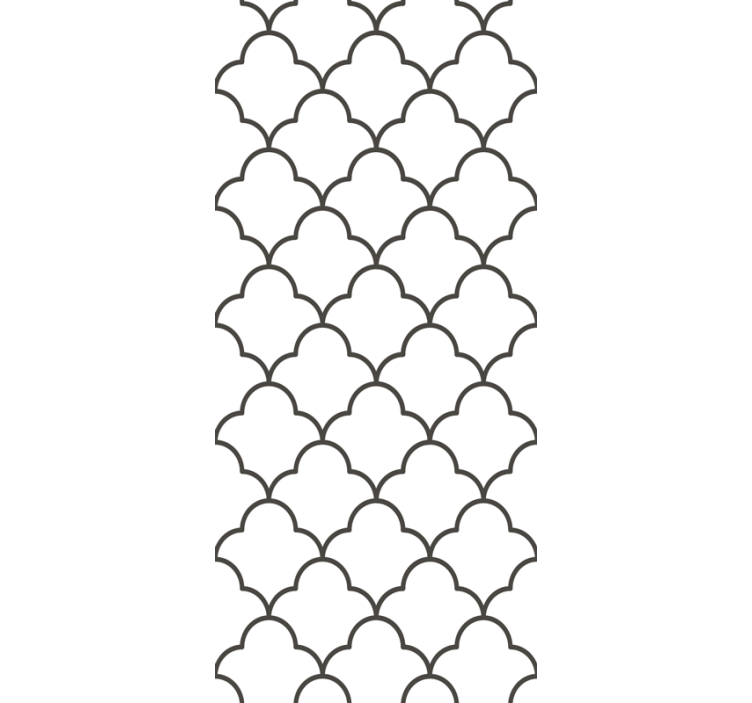 Rollo für küche im geometrischen marokkanischen design - TenStickers