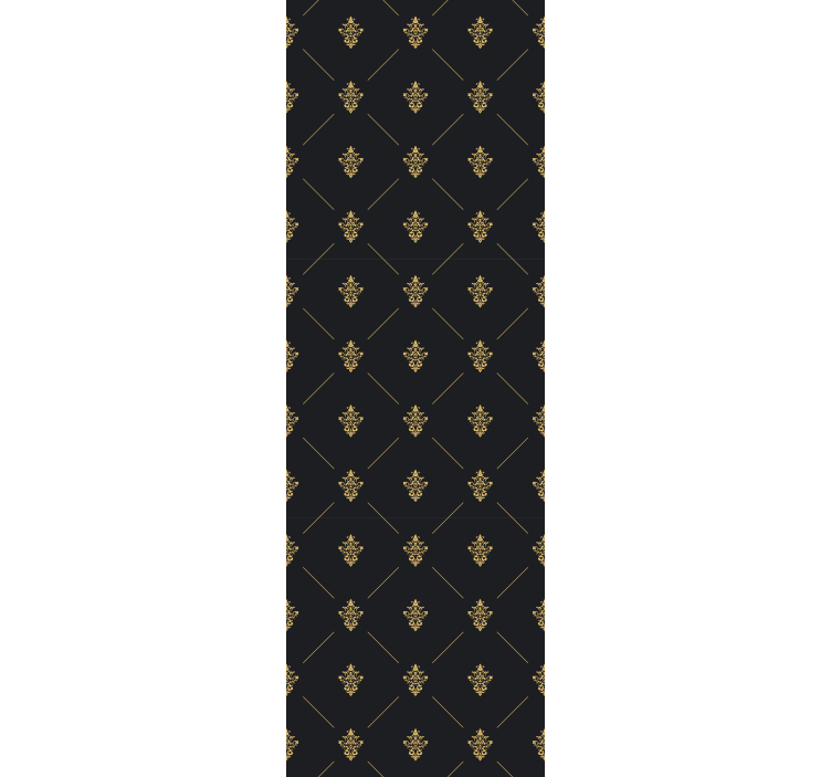 Rollo für küche elegante dunkle fliesen - TenStickers