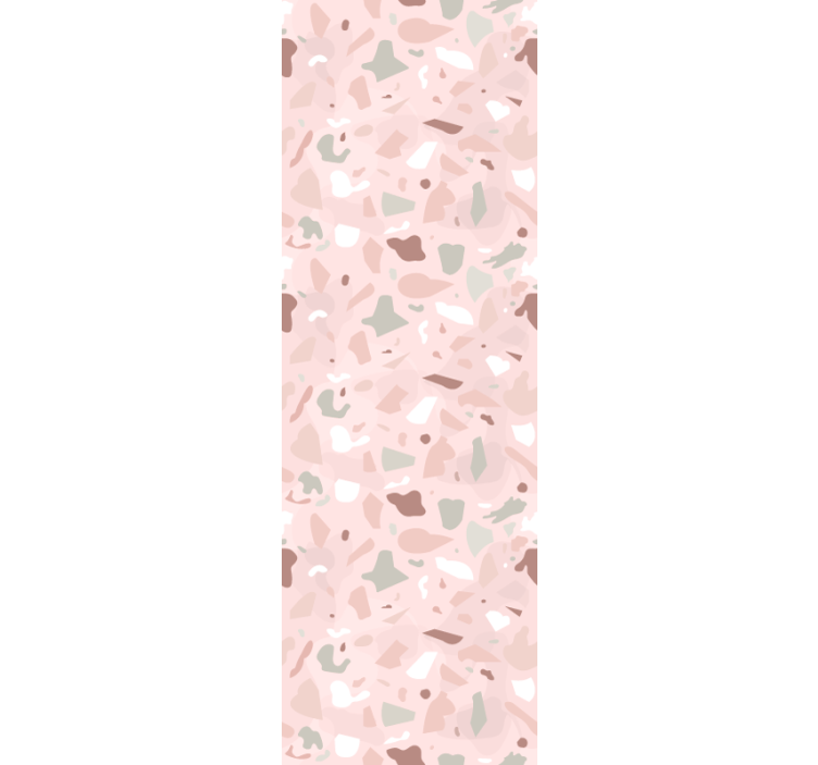Rollo für küche im pinken terrazzo-muster - TenStickers