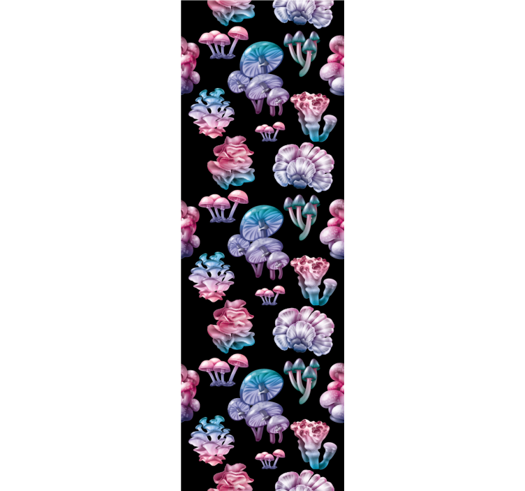 Rollo für küche mit zauberhaften pilzen - TenStickers