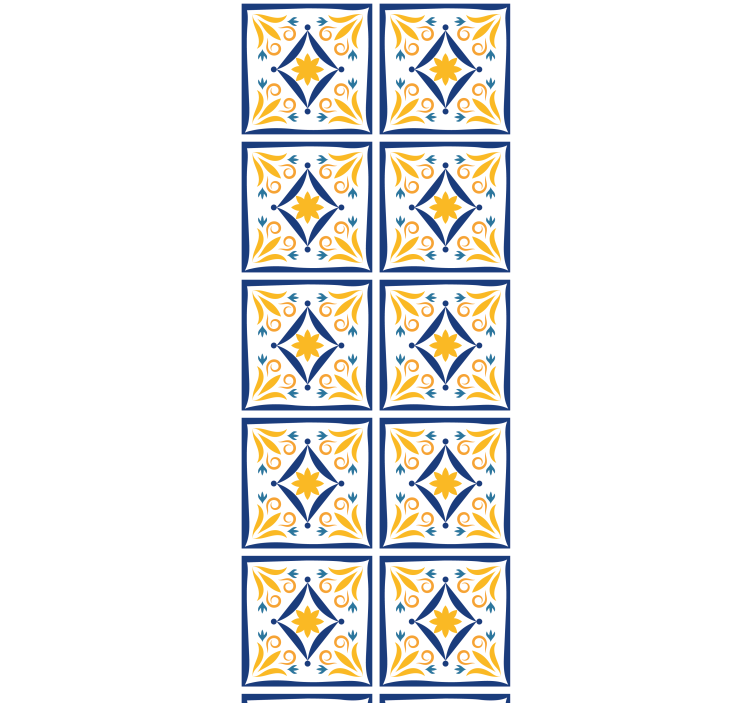 Rollo für küche im design portugiesischer fliesen - TenStickers