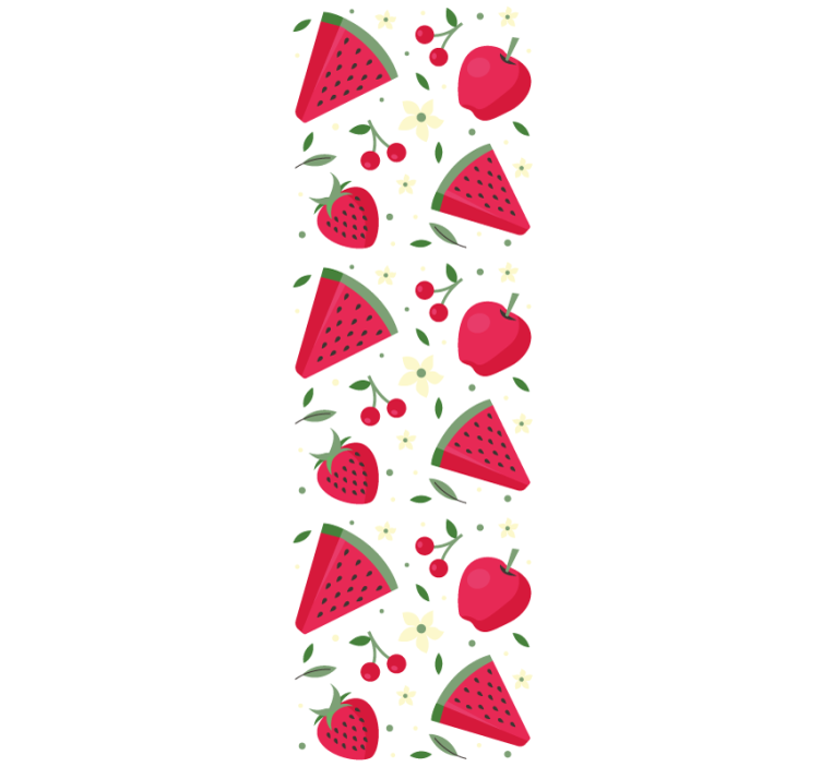 Rollo für küche mit buntem obstmuster - TenStickers