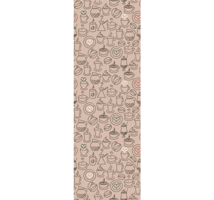 Rollo für küche ich liebe kaffee - TenStickers