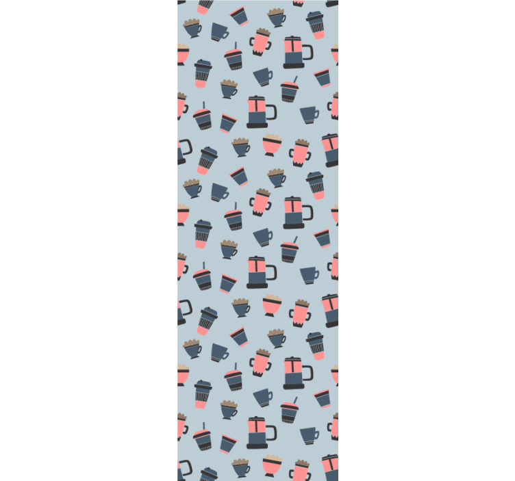 Rollo für küche mit kaffeebecher-motiv - TenStickers