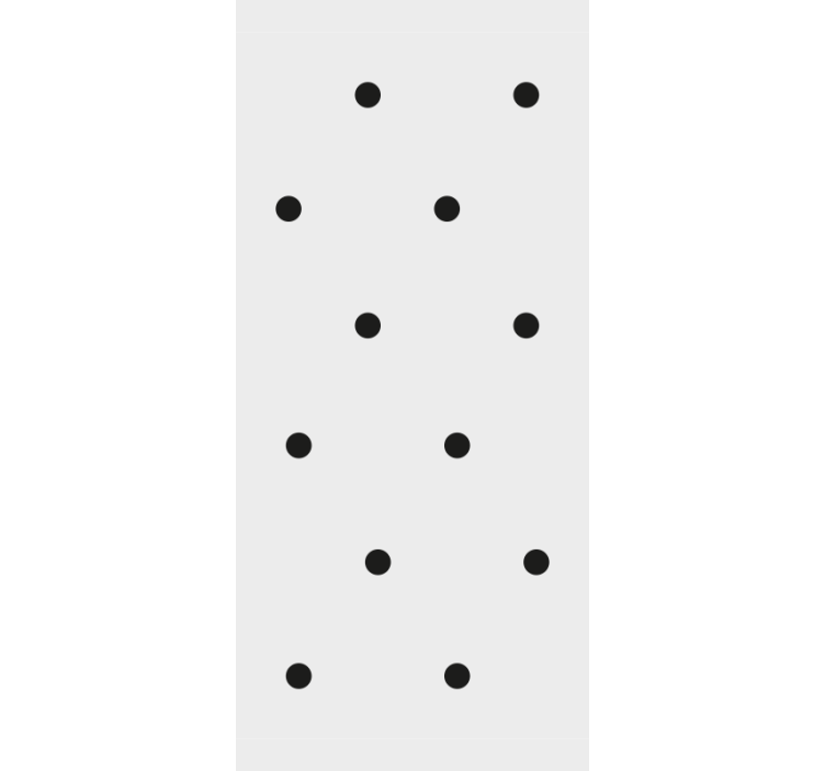 Rollo für küche mit schwarzen punkten im nordic stil - TenStickers