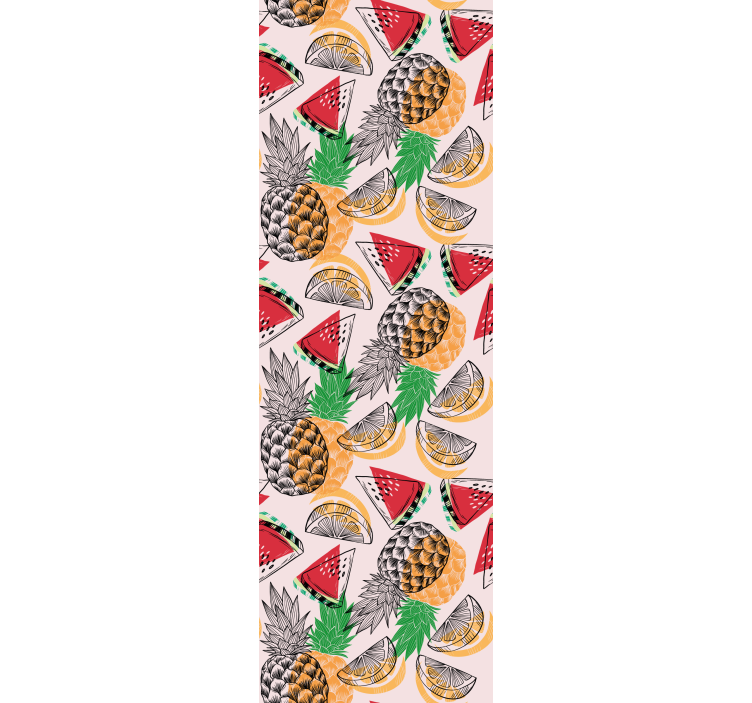Rollo für küche sommerdruck ananas - TenStickers