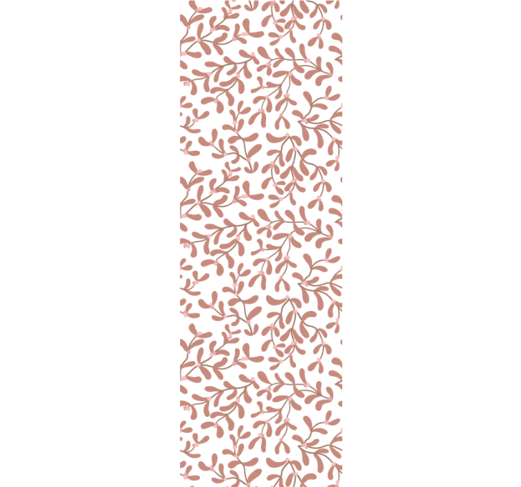 Rollo esszimmer terracotta kleine blätter - TenStickers