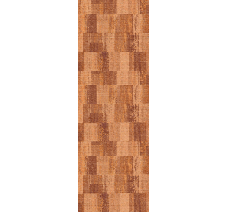Rollo esszimmer terracotta quadratmuster - TenStickers