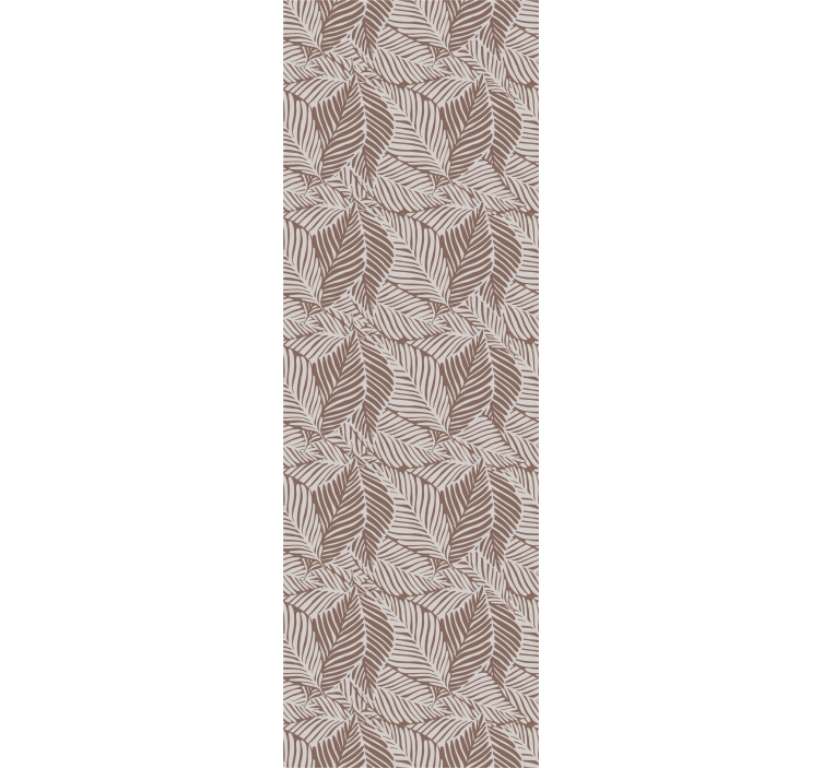 Rollo esszimmer terracotta blätter - TenStickers