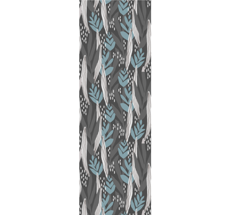 Rollo esszimmer floralgrau aquarell - TenStickers