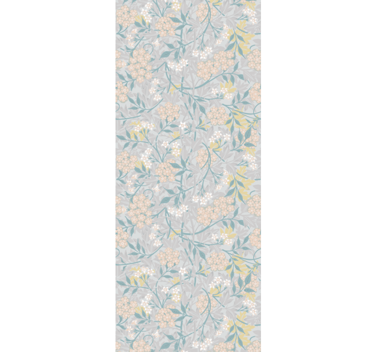 Rollo esszimmer elegantes florales muster der 80er - TenStickers