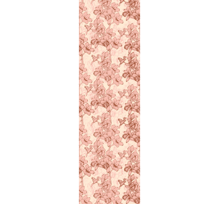 Rollo esszimmer mit vintage 3d blumen - TenStickers