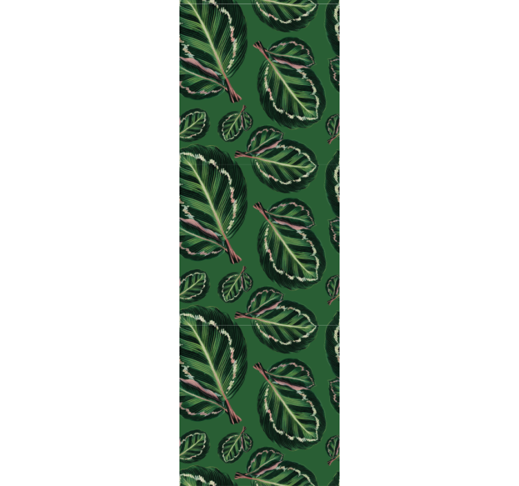 Rollo esszimmer mit grüner maranta - TenStickers