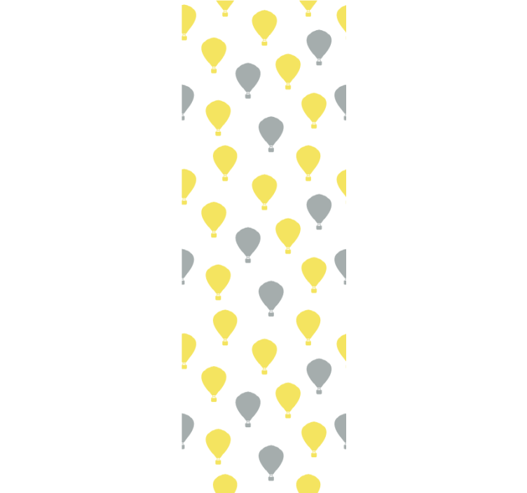 Rollo fenster kinderzimmer mit heißluftballon-muster - TenStickers