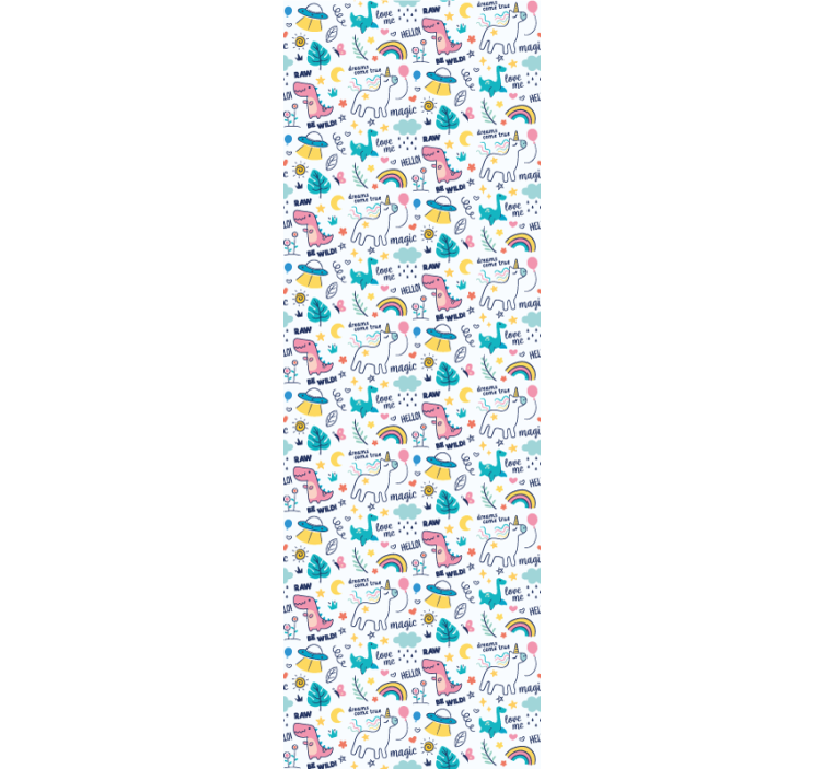 Rollo fenster kinderzimmer mit kinderillustrationen - TenStickers