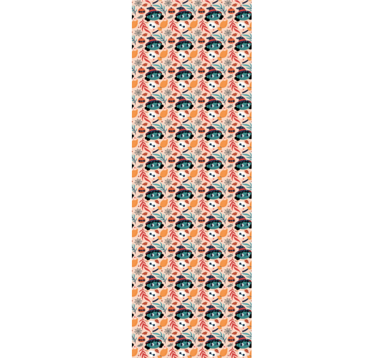 Rollo fenster kinderzimmer halloween hexen magie muster - TenStickers