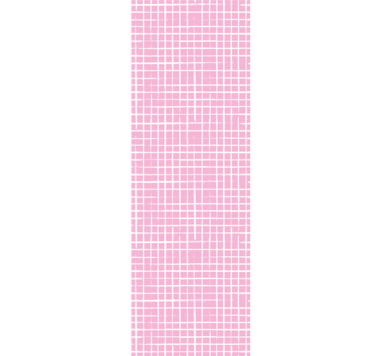 Rollo fenster kinderzimmer in rosa und weiß gestreift - TenStickers
