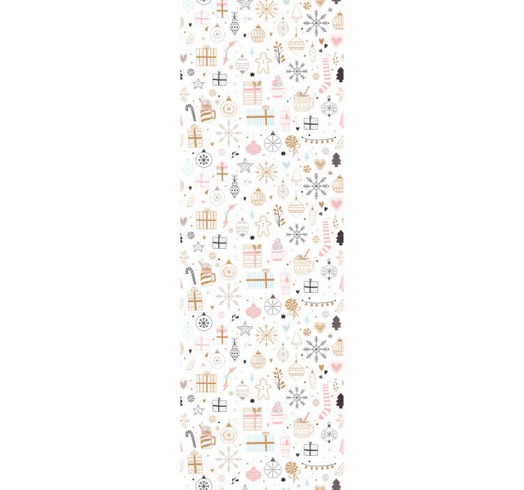 Rollo fenster kinderzimmer winter weihnachtsmuster - TenStickers