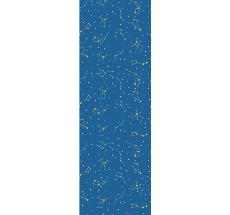 Rollo fenster kinderzimmer mit sternenhimmel grafik - TenStickers