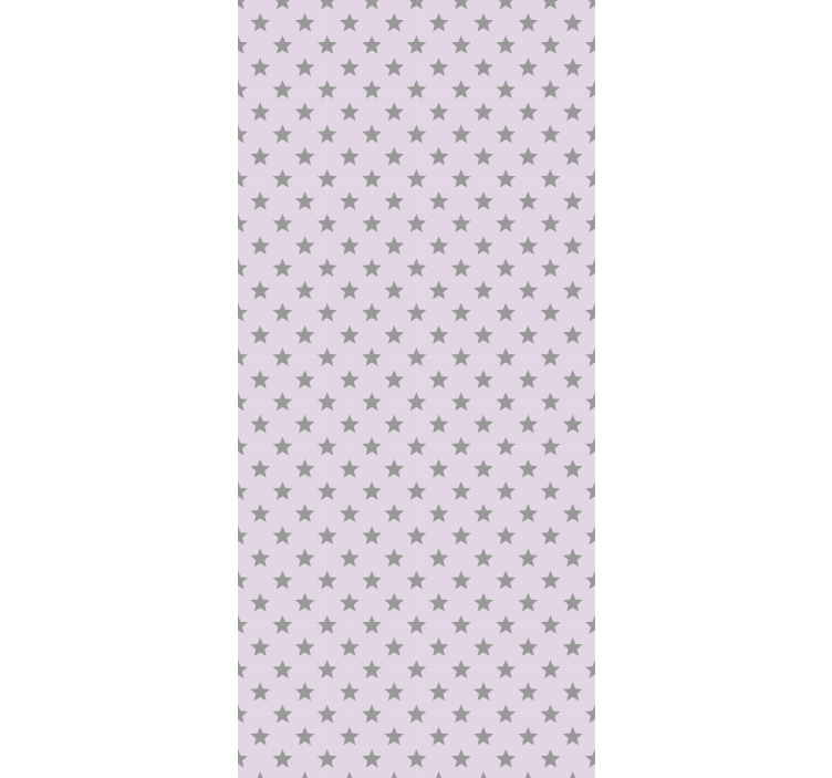 Rollo fenster kinderzimmer graue sterne rosa hintergrund - TenStickers