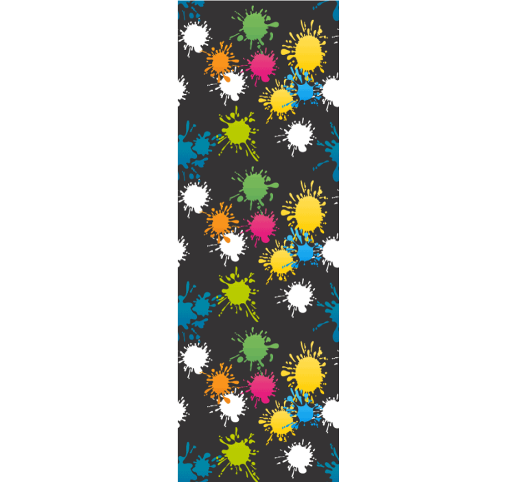 Rollo fenster kinderzimmer farbparty - TenStickers