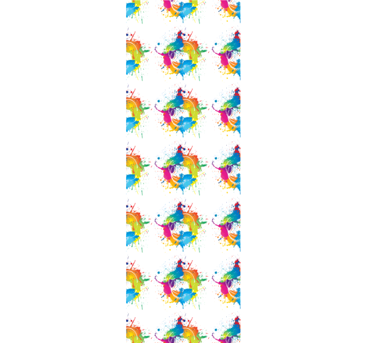 Rollo fenster kinderzimmer mit buntem hintergrund - TenStickers