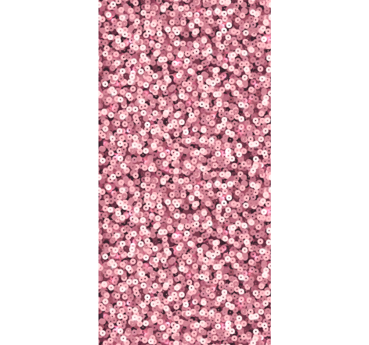 Rollo fenster kinderzimmer pink glitzer - TenStickers