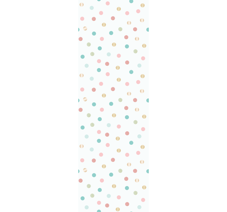 Rollo fenster kinderzimmer mit glitzer konfetti punkte - TenStickers