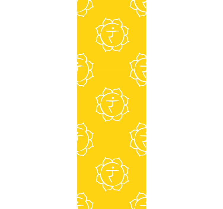 Rollo fenster home office solarplexus chakra symbol - TenStickers