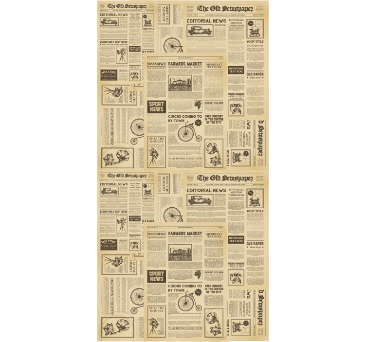 Rollo fenster home office im vintage american stil - TenStickers