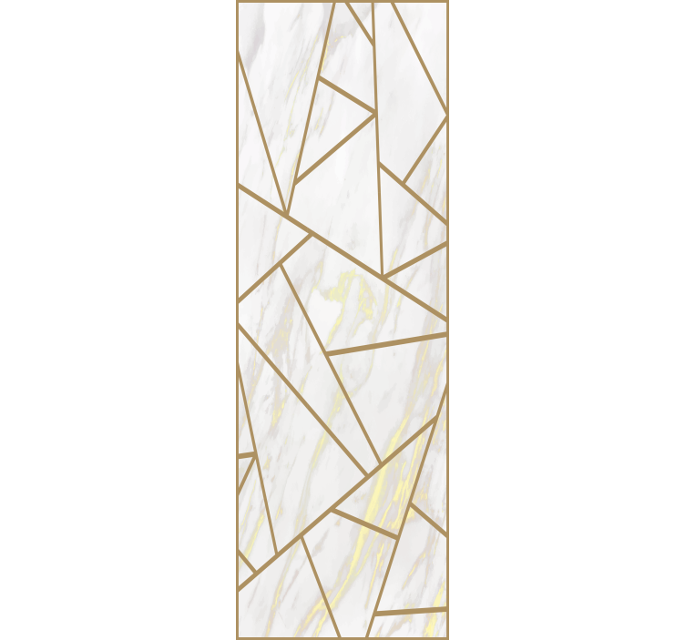 Rollo fenster home office marmor geometrisches mosaik - TenStickers