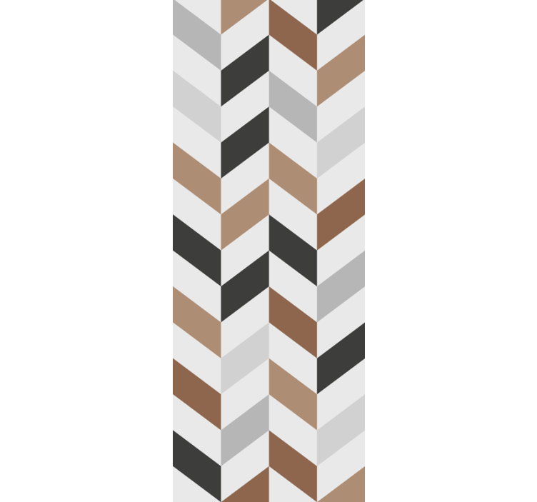 Rollo fenster jugendzimmer mit abstraktem chevron-muster - TenStickers