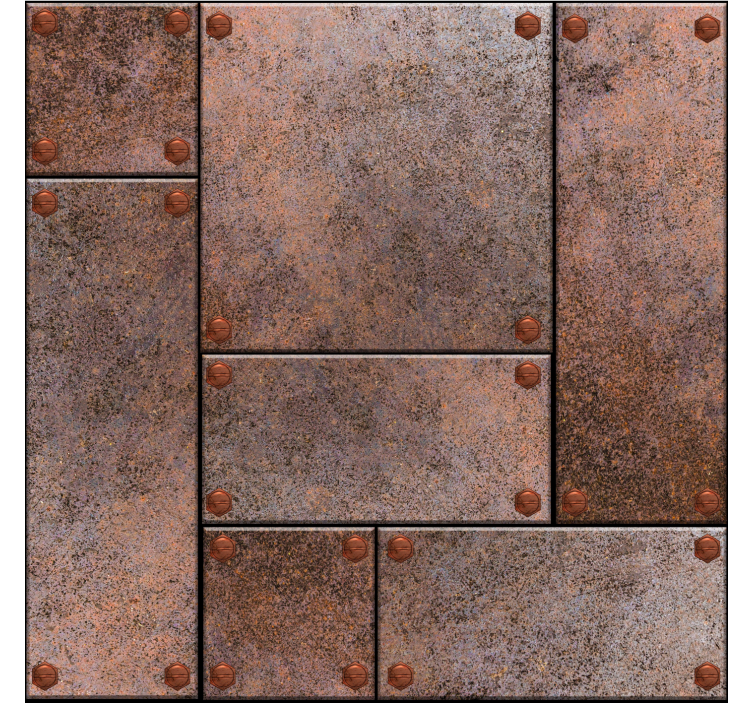 Rollo fenster jugendzimmer mit metallplatten - TenStickers