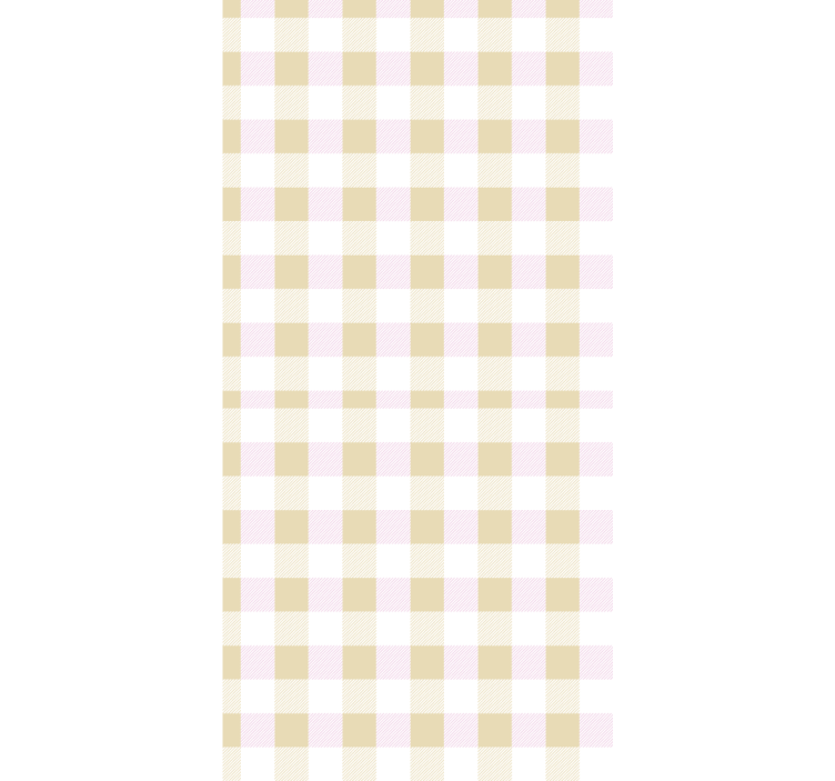 Rollo fenster jugendzimmer pink und gold karomuster - TenStickers