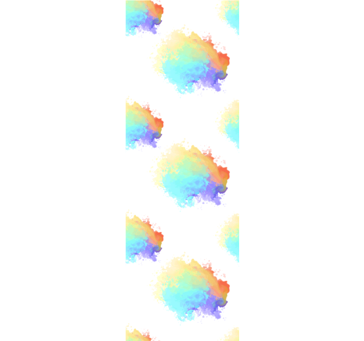 Rollo fenster jugendzimmer farbenfrohe party - TenStickers