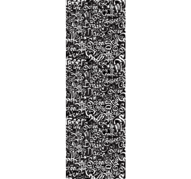 Rollo fenster jugendzimmer graffiti tags design - TenStickers