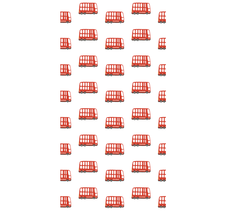 Rollo fenster jugendzimmer im london bus muster - TenStickers