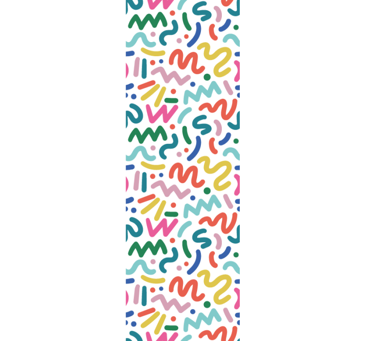 Fenster rollo modern mit abstrakten farbmuster - TenStickers