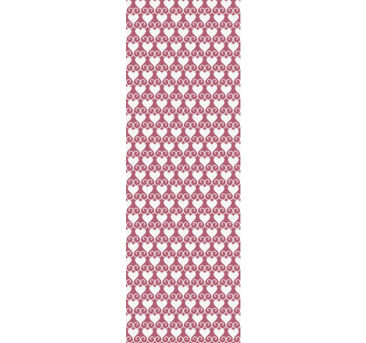 Fenster rollo modern muster-dekor verwobene herzen - TenStickers