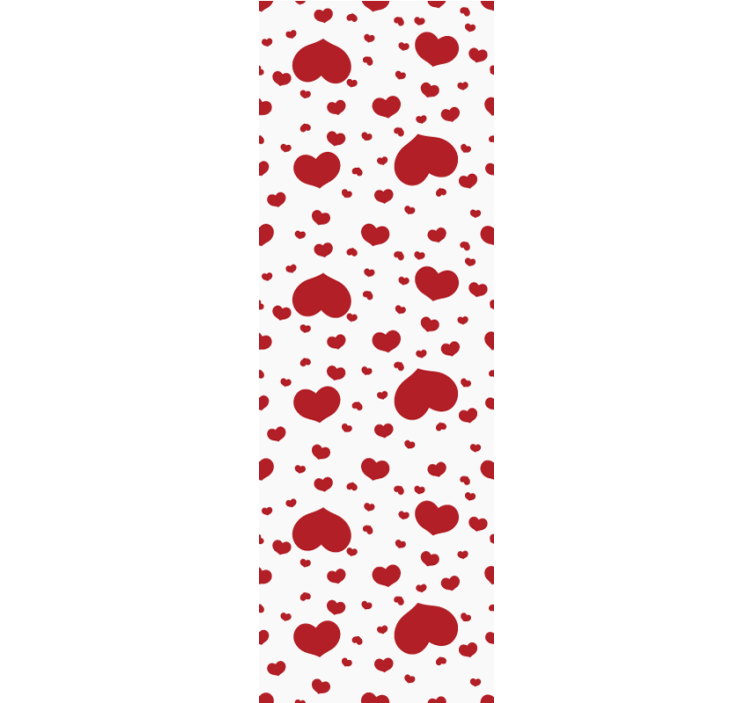 Fenster rollo modern mit herzchen-muster - TenStickers