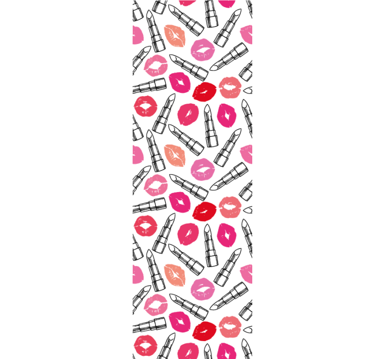 Fenster rollo modern lippenstifte und lippen - TenStickers