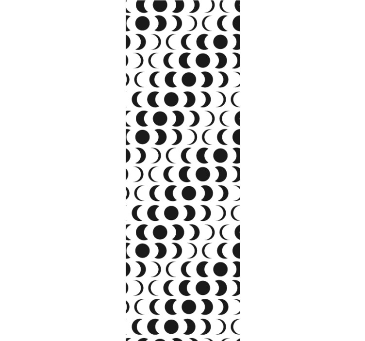 Fenster rollo modern mit minimalistischem mondmuster - TenStickers