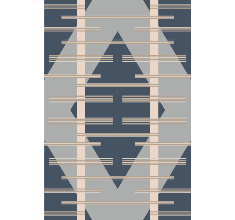 Fenster rollo modern graues abstraktes mid-century design - TenStickers
