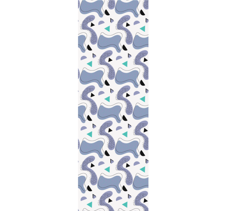 Fenster rollo modern memphis farbmodell auf weiß - TenStickers