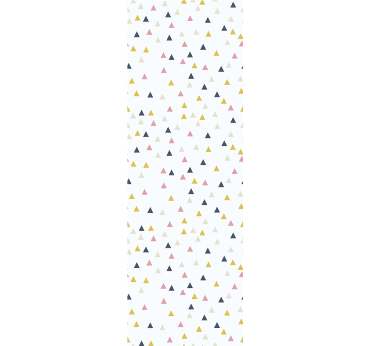 Fenster rollo modern mit minimalistischem dreiecksmuster - TenStickers