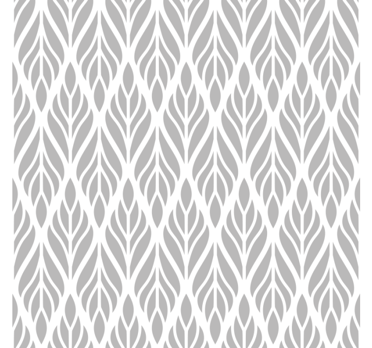 Fenster rollo modern mit ethnischem blumenmuster grau - TenStickers