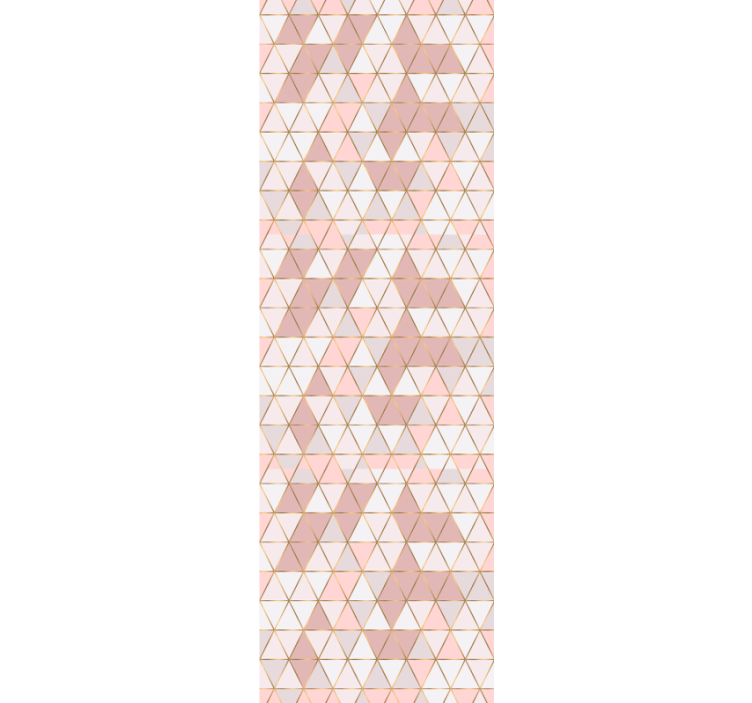 Fenster rollo modern mit goldenen linien in hellen farben - TenStickers