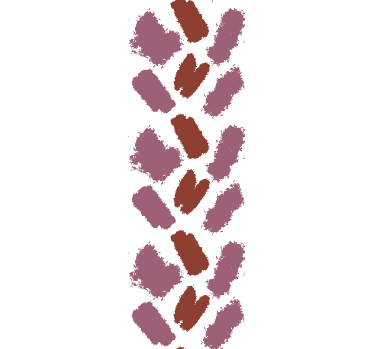 Fenster rollo modern in pink und rot farbklecks - TenStickers