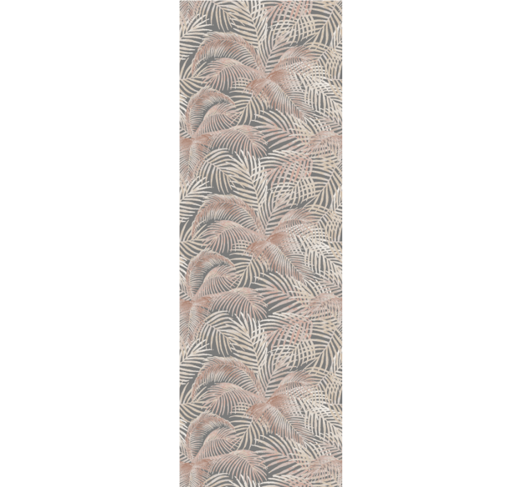 Fenster rollo modern palmblätter umriss - TenStickers